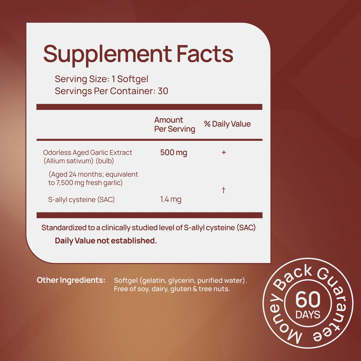 VitaFlow 24-Month Aged Garlic Extract